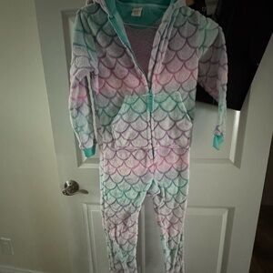 Cat & Jack Pastel Mermaid Scale One Piece